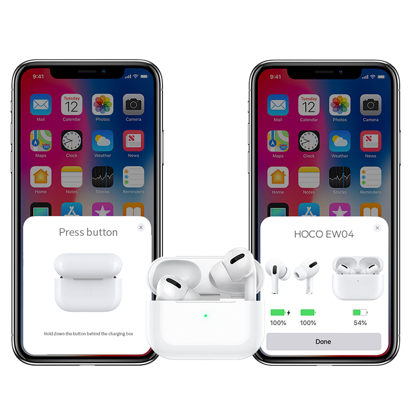 Tai nghe Bluetooth TWS Hoco EW04 Original series V5.0 (Trắng) - Hãng phân phối chính thức - Nhất Tín Computer 3