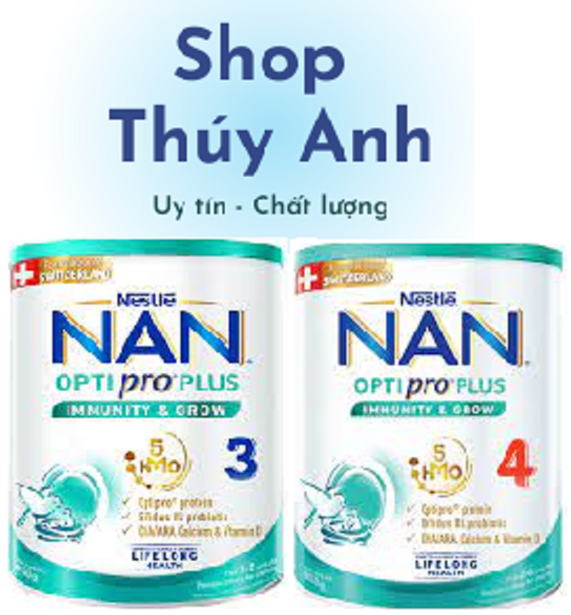 Sữa Bột Nan Optipro Plus số 3-4 lon 850g Cho Bé Milk