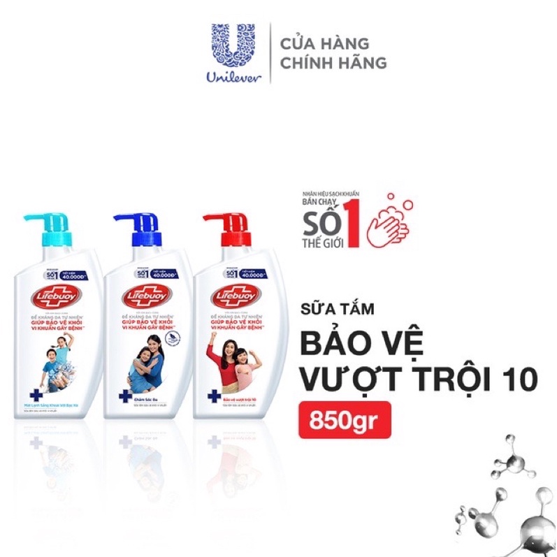 Sữa tắm lifebuoy 850g