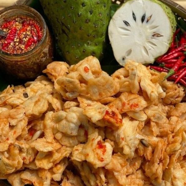 Mãng cầu sấy dẻo muối ớt - hũ 900g