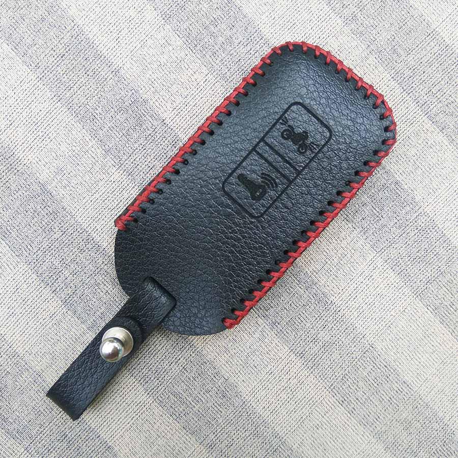 Bao da 2 nút dùng cho chìa khóa smartkey xe máy Honda