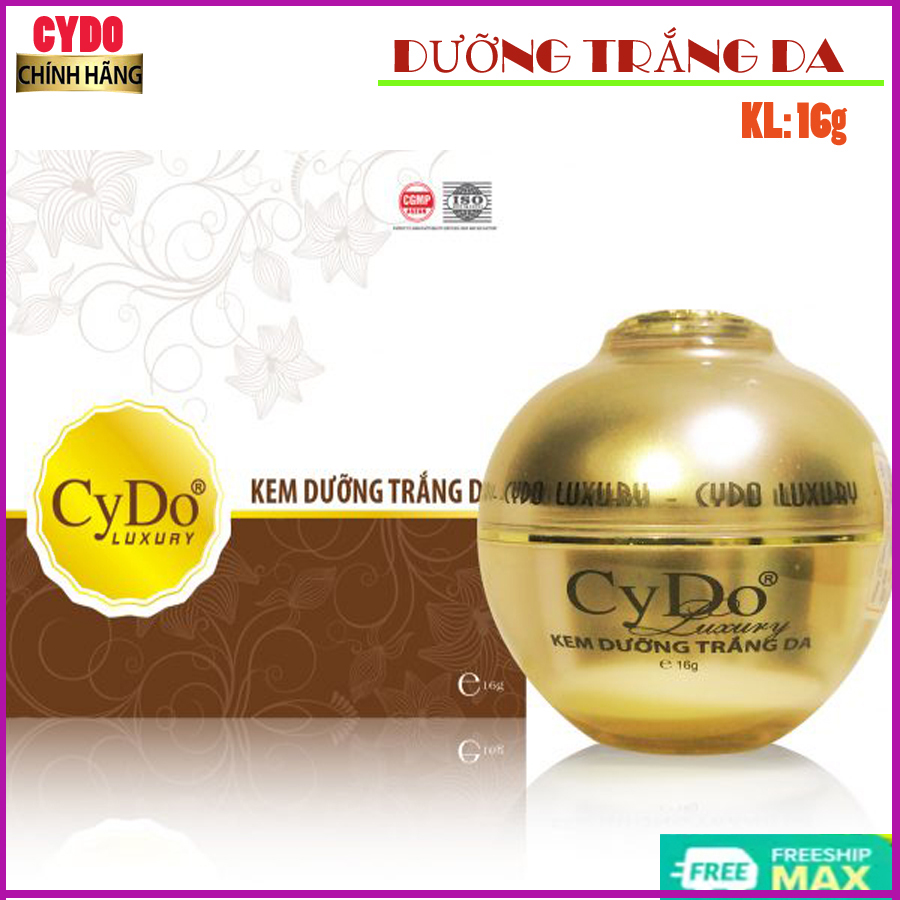 Kem Dưỡng Trắng Da Cydo Luxury 16g - Tái tạo chống lão hóa da - Dưỡng ẩm Se khít lỗ chân lông - Mỹ phẩm cao cấp 7 trong 1 - Thảo dược thiên nhiên - Trắng hồng hoàn hảo - Chính hãng Gia Bảo