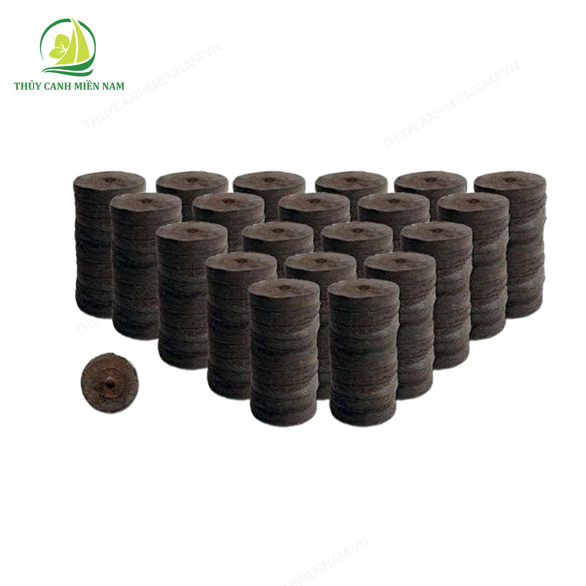[HCM]Bộ 100 viên nén xơ dừa cho rọ ống PVC -  Bộ 100 viên nén xơ dừa loại 1