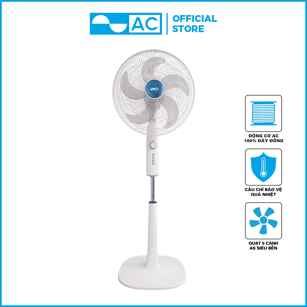 Quạt đứng AC ASF04A165 55W hẹn giờ - 5 cánh - 3 cấp gió