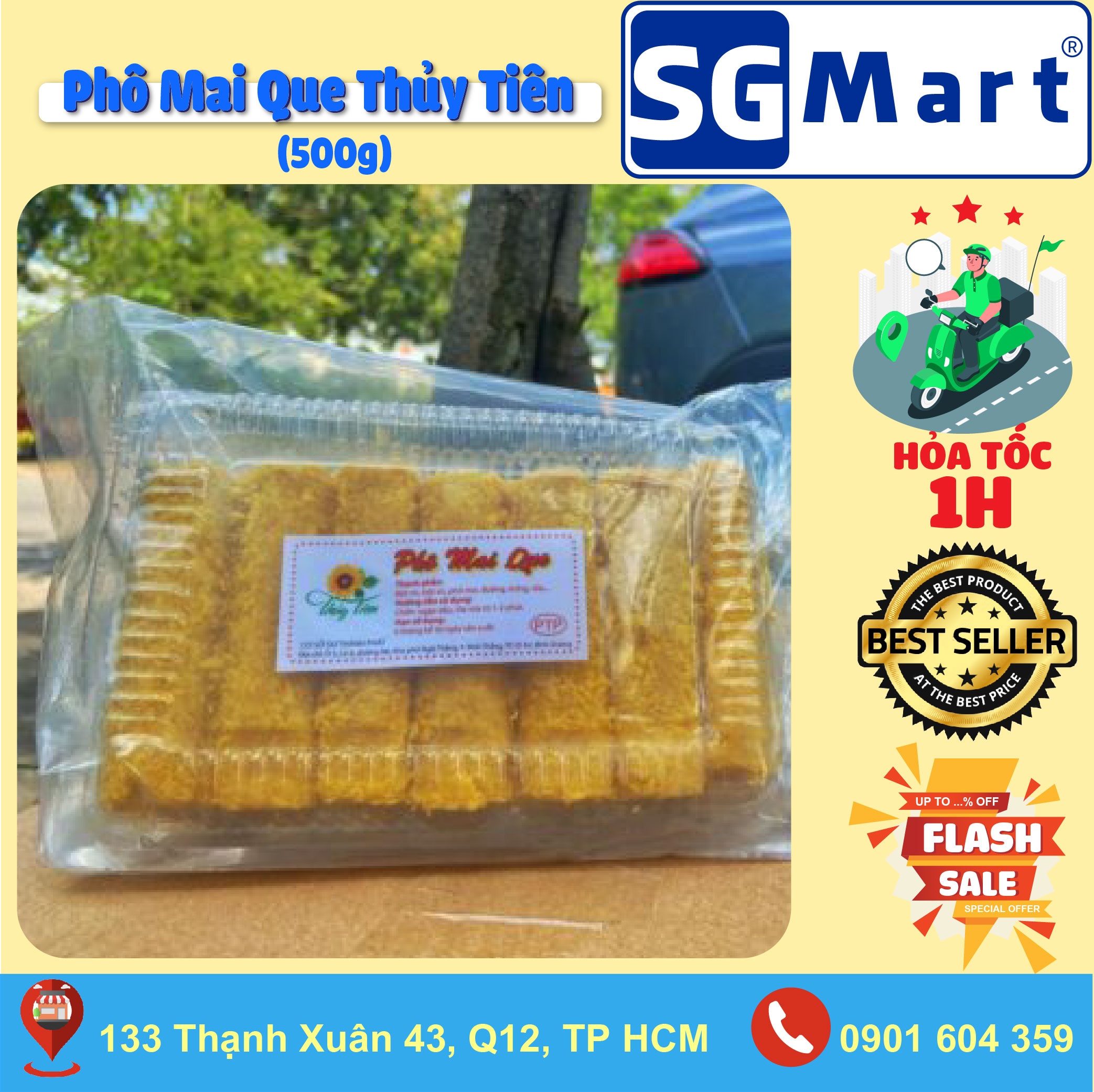 Phô Mai Que Chiên Giòn Rụm, Thơm ngon Béo ngậy, Phô mai que hộp 500Gram, Ăn vặt siêu cuốn (Ship Hỏa Tốc 1H HCM)