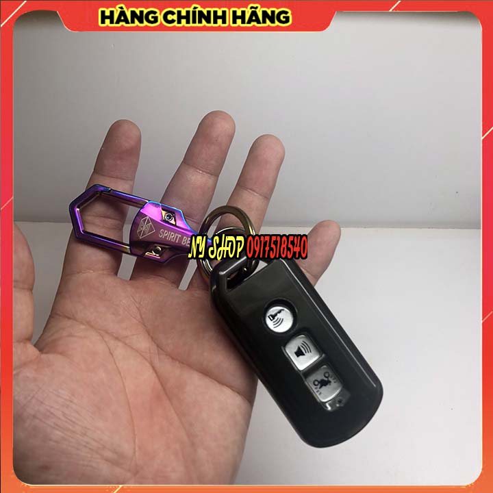 COMBO MÓC CHÌA KHÓA SPIRIT BEAT + ỐP TRONG SUỐT CAO CẤP CHÌA SMARTKEY HONDA