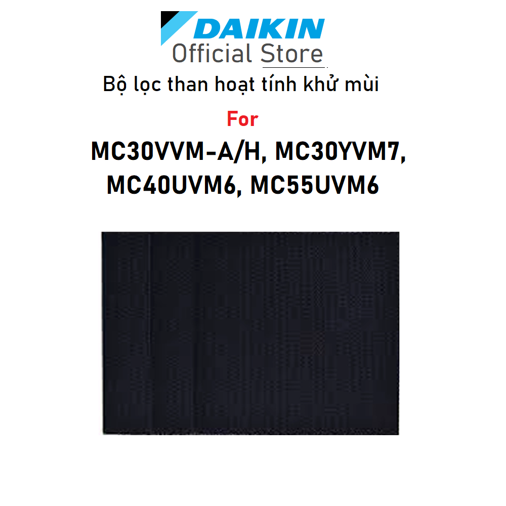 Bộ lọc than hoạt tính khử mùi cho daikin mc30vvm-a mc30vvm-h mc30yvm7 mc40uvm6 mc55uvm6 - chính hãng