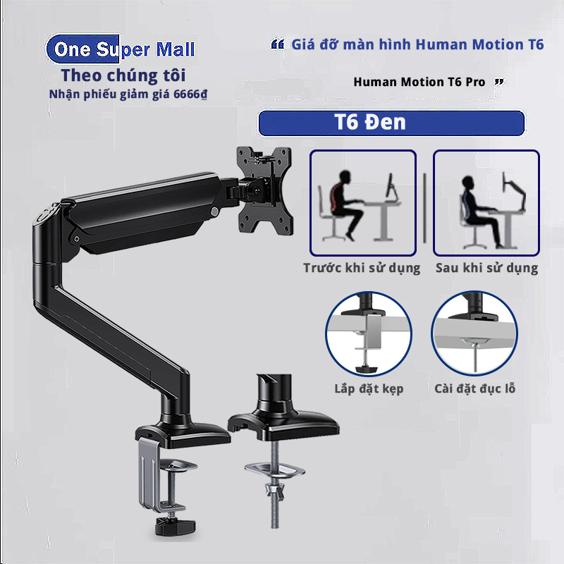 Giá đỡ màn hình Human Motion / Human Motion / Human Motion - Hàng Chính Hãng