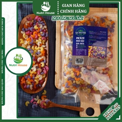 Nui ống ngũ sắc eat clean