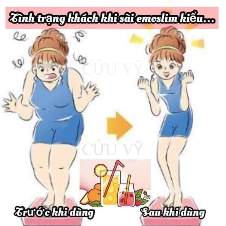 Nước ép trái cây vị chanh emo detox giảm cân thảy mỡ