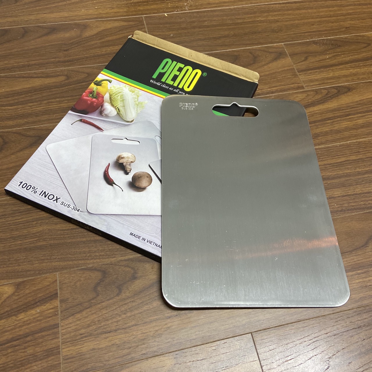 Thớt inox sus 304 không rỉ, không chì PIENO