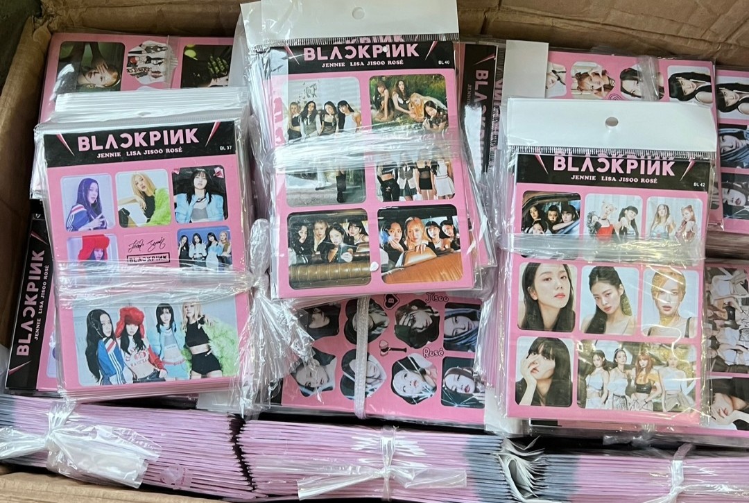 Set 10 tấm sticker blackpink không trùng hình siêu xinh idol Canarystore54