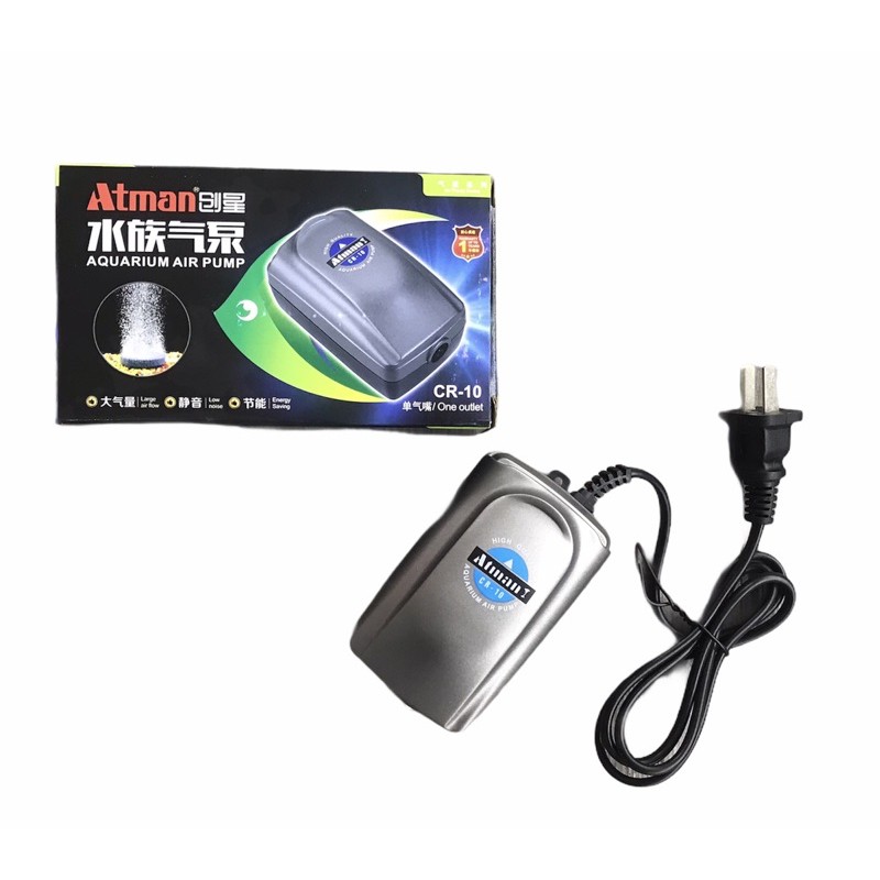 Sủi oxy atman CR10 siêu êm chính hãng
