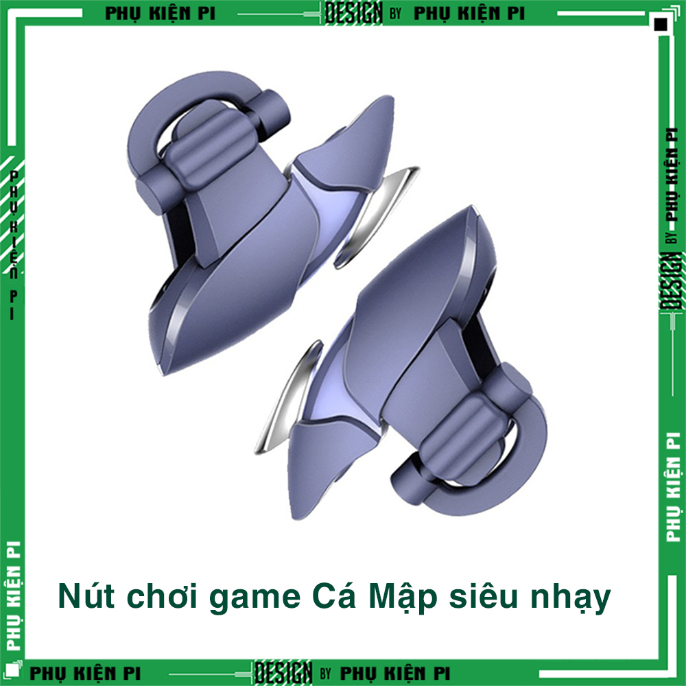 Nút chơi game Nút bắn PUBG Loại 1 mẫu Cá Mập Lên Bờ Siêu Nhậy