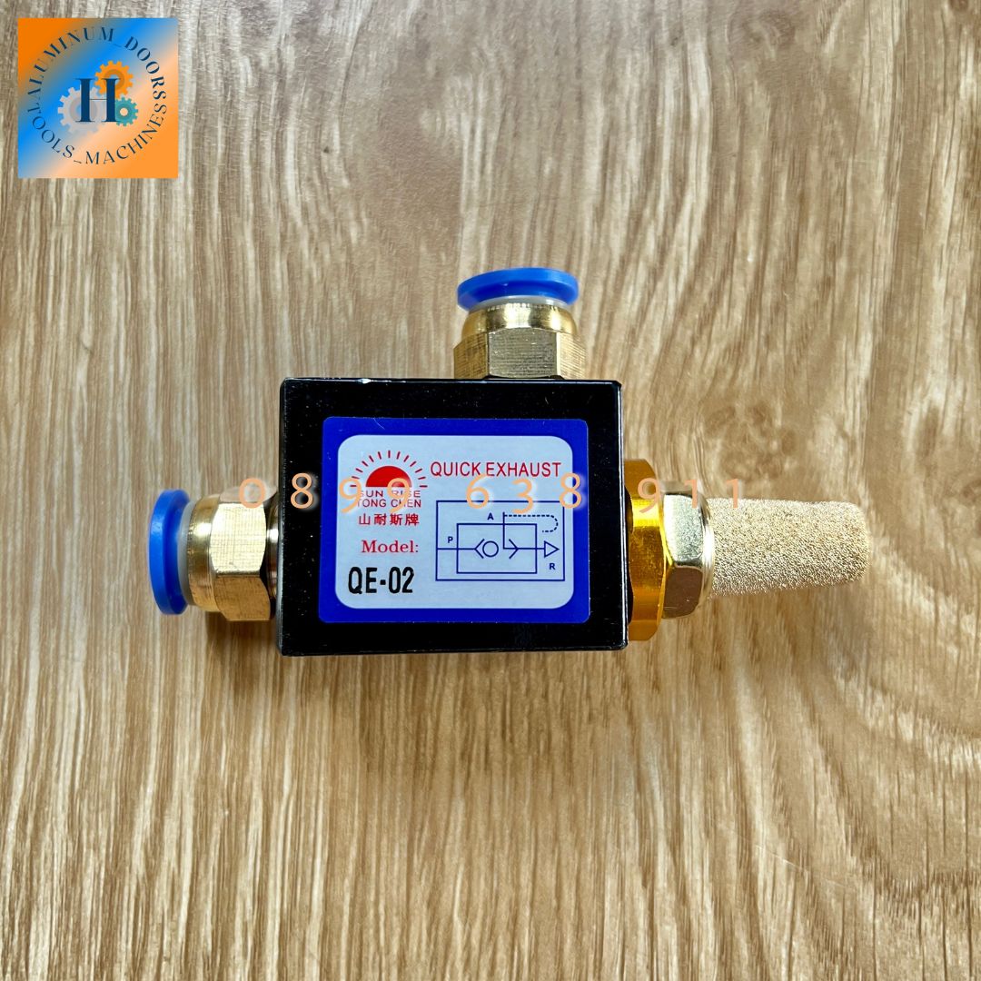 Van xả nhanh khí nén, van xả khí máy đột dập QE-02