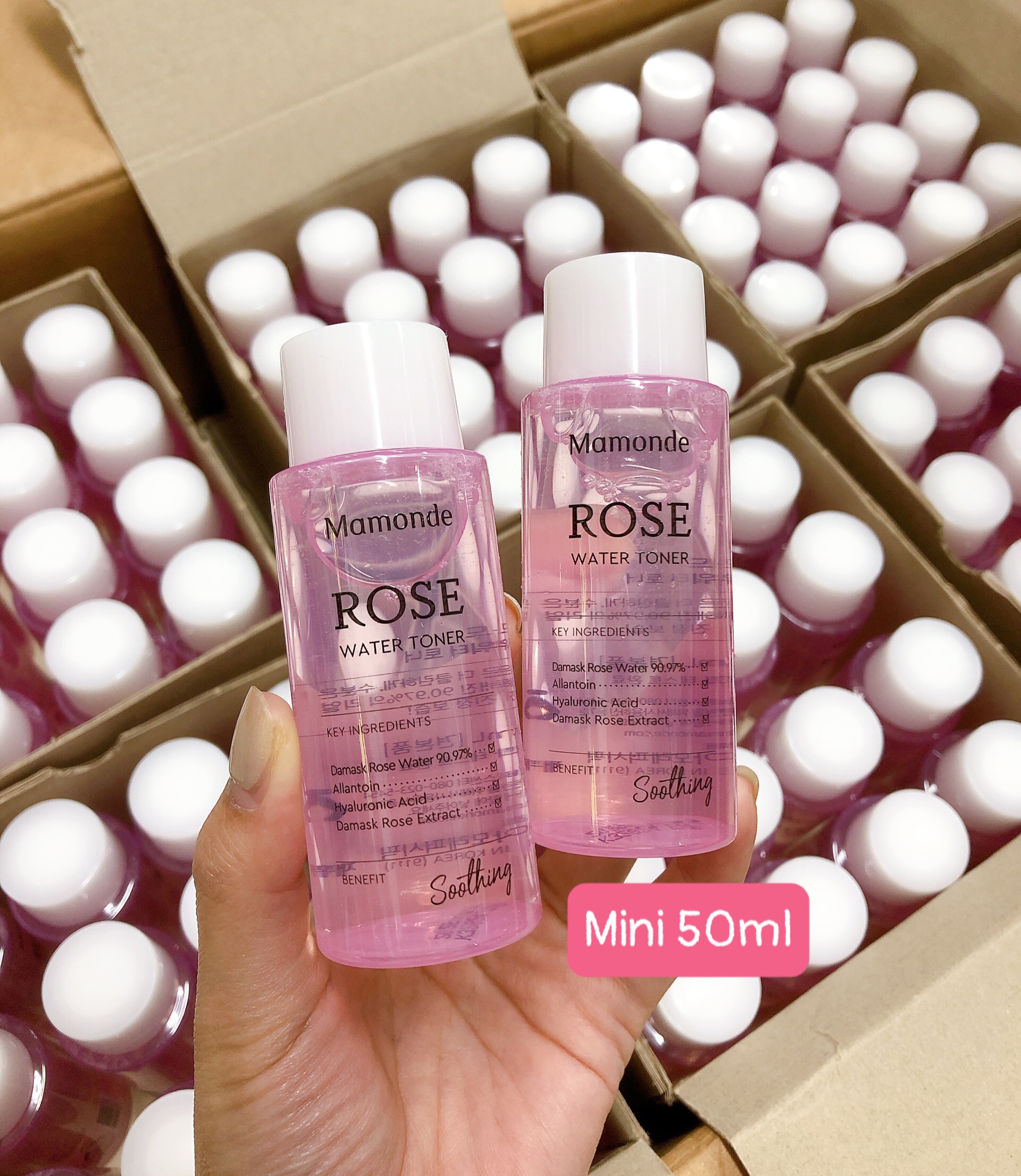 Nước hoa hồng mamonde rose water toner 50ml