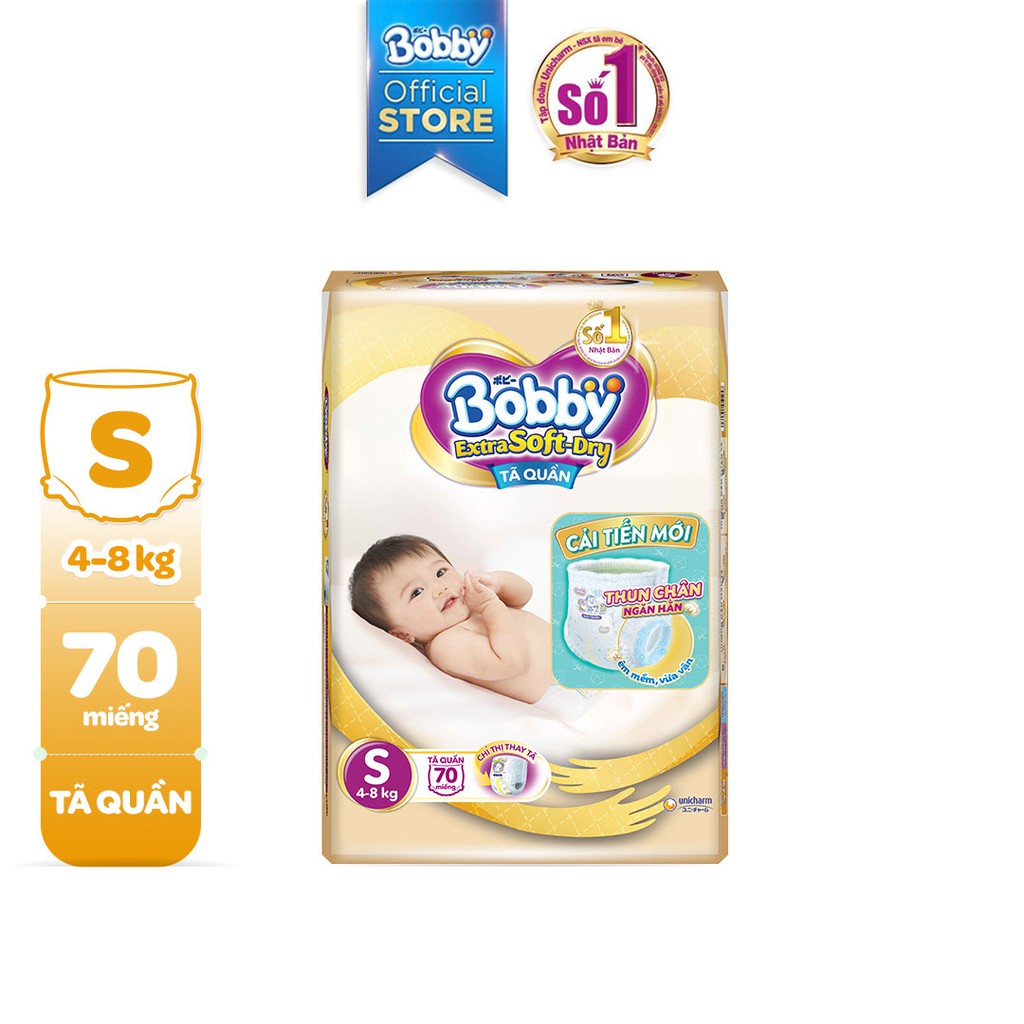 Tã quần bobby s70