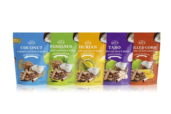 Bánh quế cuộn dừa Thái Lan 80g
