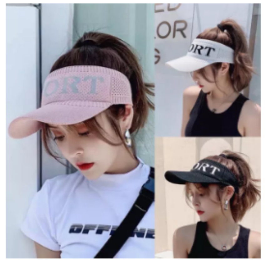 Mũ sport thể thao nữ, Mũ nửa đầu thể thao, Nón kết len nửa đầu, nón lưỡi trai đội nửa đầu, Nón thể thao nữ.