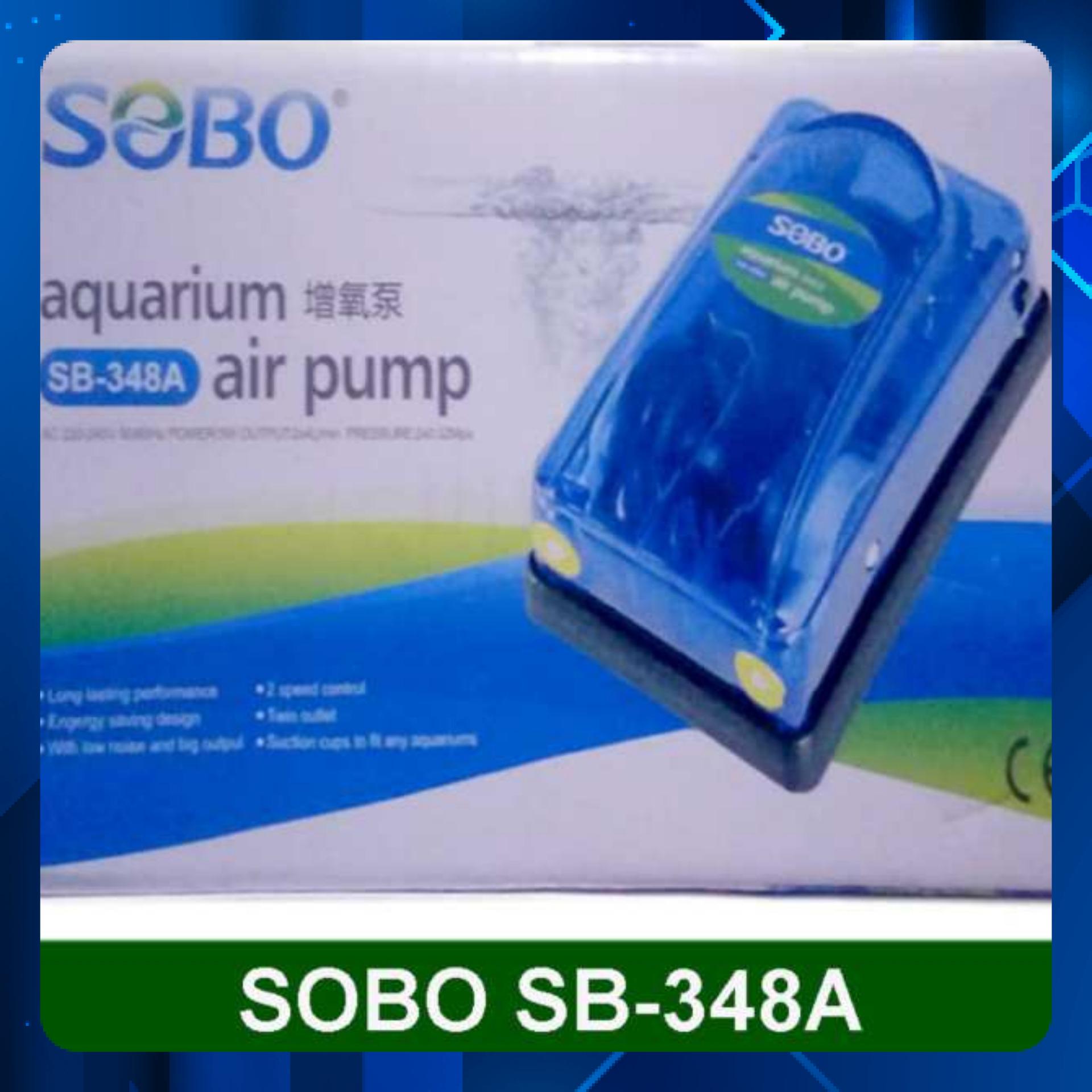 [hoàn tiền 10%]máy sủi oxy sobo sb 348 ( 2 vòi )( tặng kèm dây oxi và viên sủi oxi)