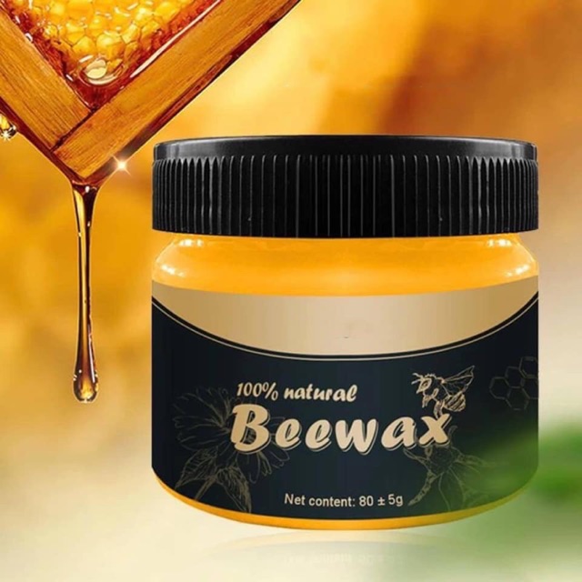 [HCM]Sáp Đánh Bóng Gỗ Chống Thấm Nước Beewax 85G Giúp Đánh Bóng Sàn Hiệu Quả - Sáp ong Beewax giúp loại bỏ sáp và bụi bẩn tích tụ trong nhiều năm để khôi phục lại diện mạo của đồ nội thất cũ + tặng kèm mút chà sáp