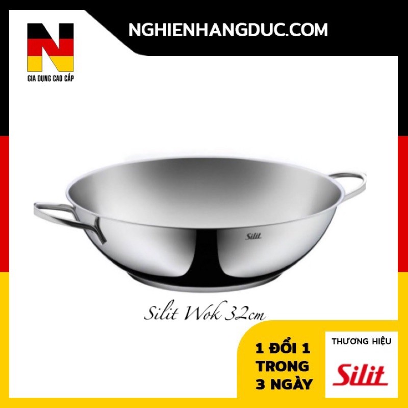 🇩🇪 chảo sâu lòng silit wok 32 cm đức
