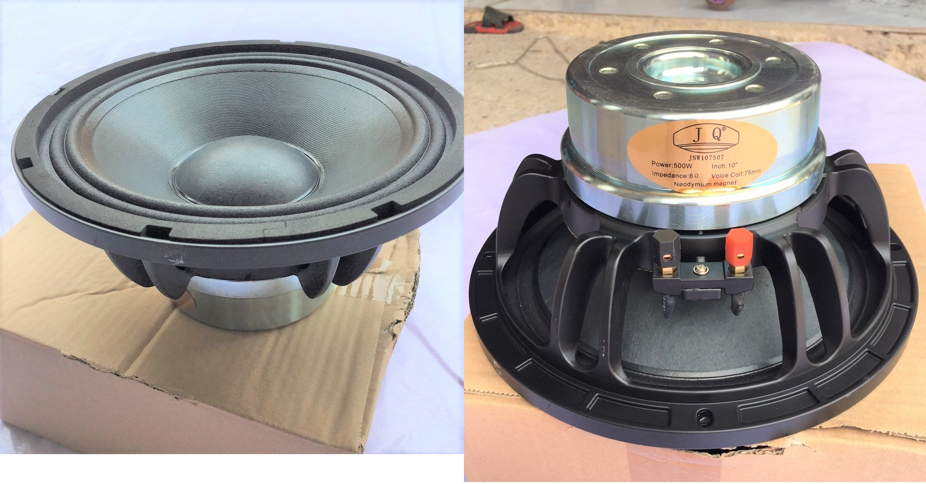 Củ loa rời bass 25 neo jq audio coil 75.5mm - giá 2 chiếc - bass căng tiếng sáng - loa bass 25