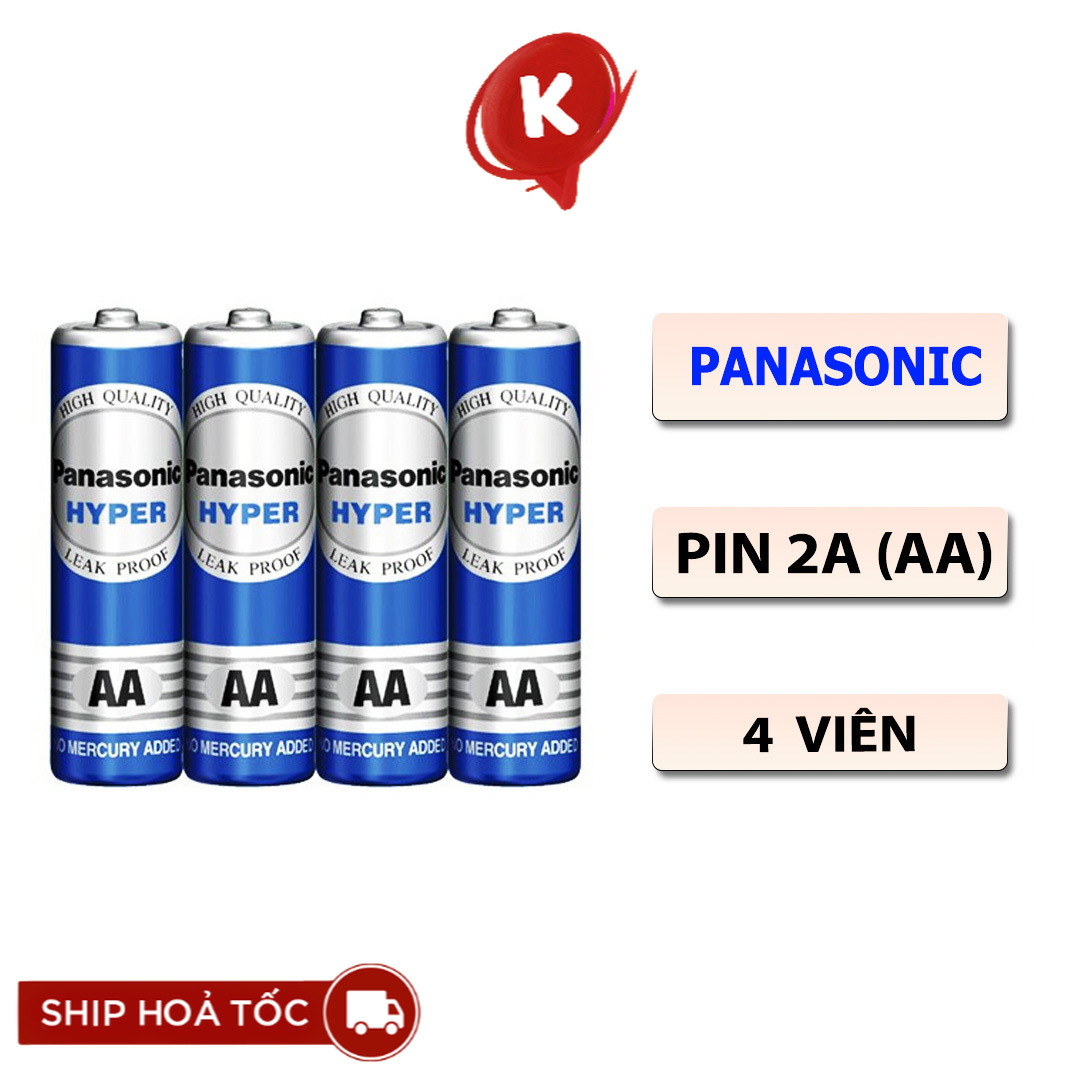 Combo 4 pin aa 2a panasonic - kkt store - pin đồ chơi, pin chuột không dây, pin remote, pin điều khiển, pin 2a
