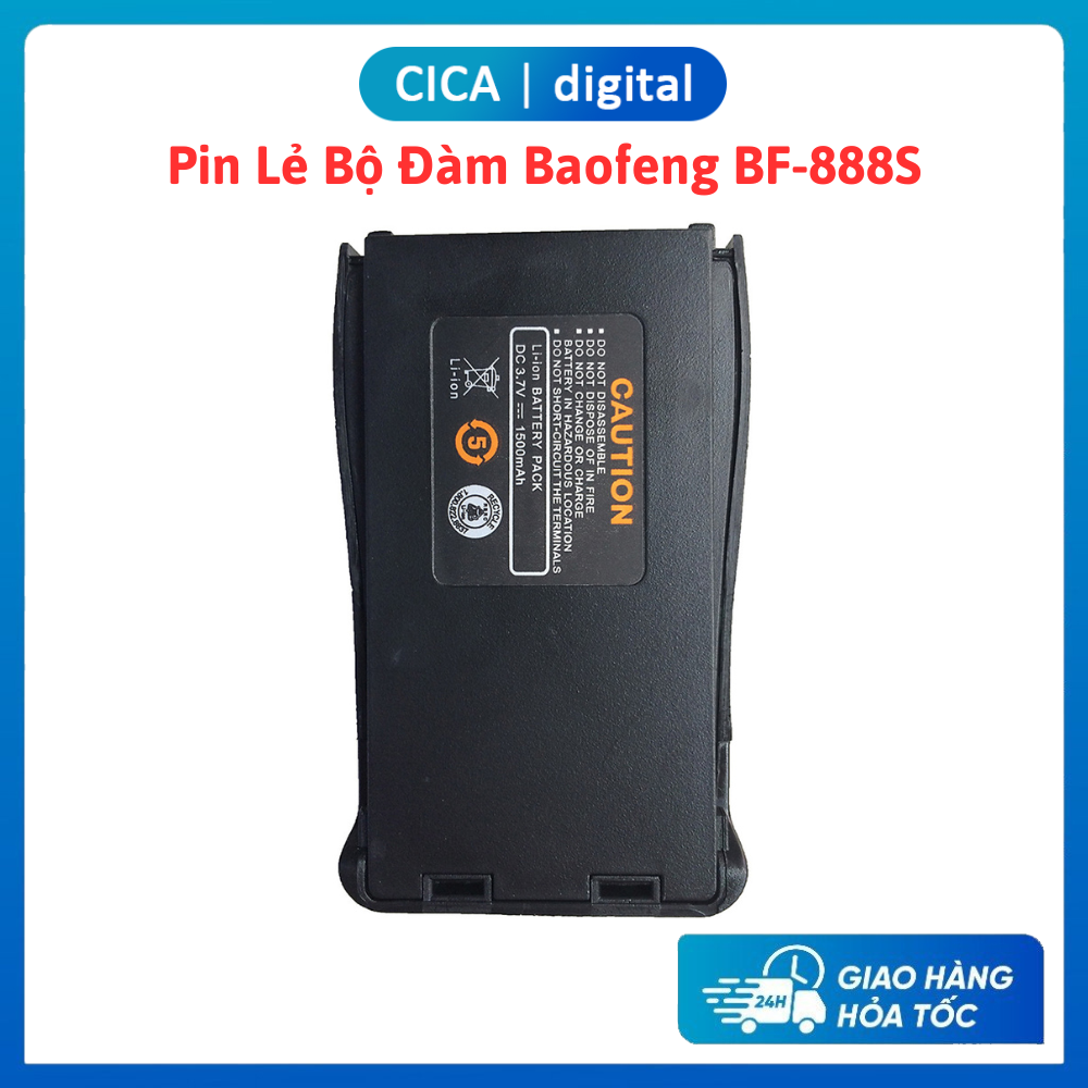 Pin bộ đàm Baofeng BF-888S, pin thay thế dành cho bộ đàm