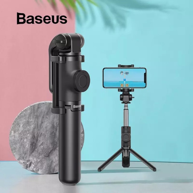 Gậy selfie tích hợp Tripod 3 chân xếp gọn  Baseus Lovely