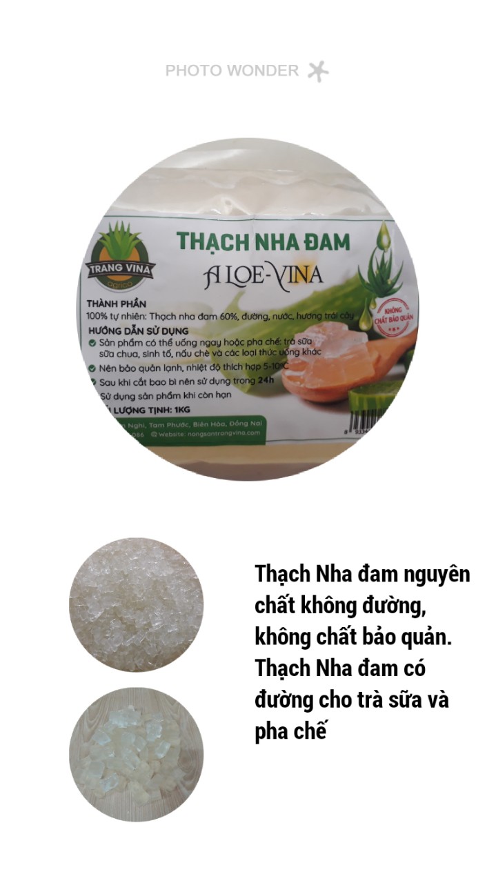 Thạch Nha Đam Không đường  1kg