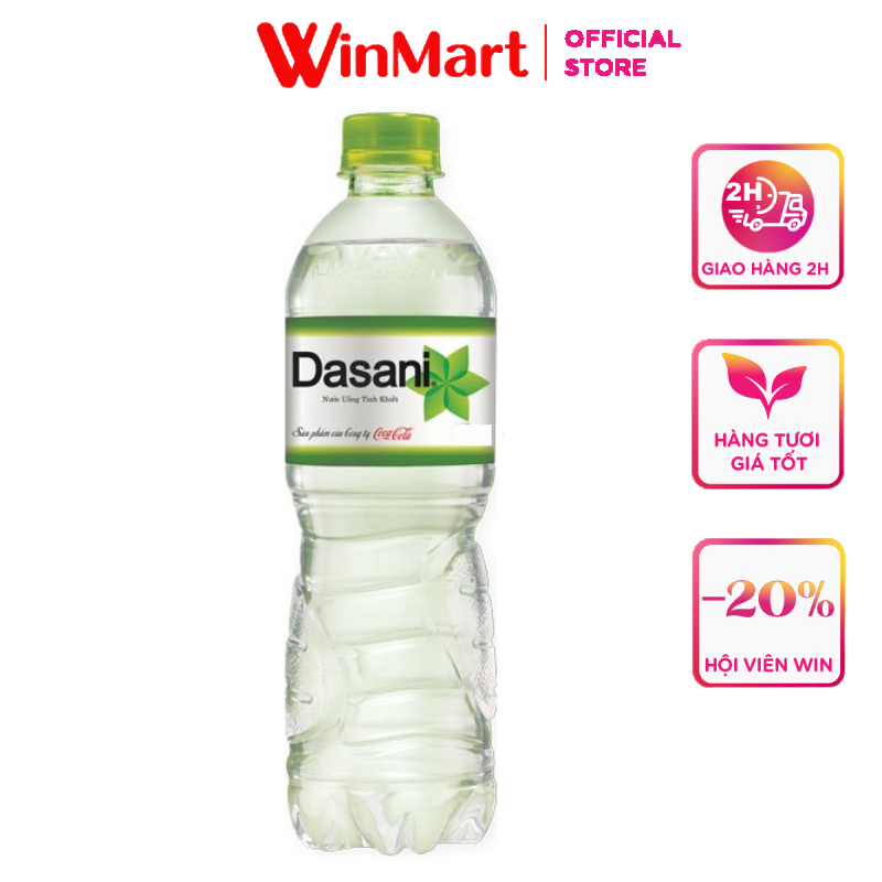 Siêu thị WinMart - Nước uống đóng chai Dasani chai 500ml
