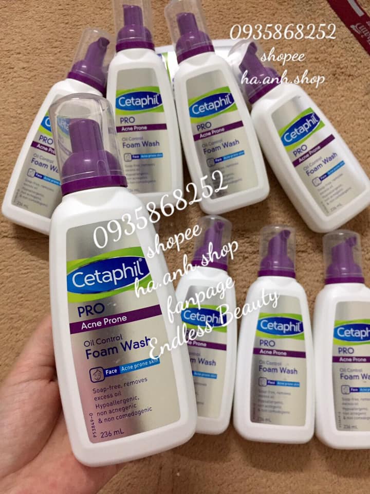 Cetaphil Pro Acne Prone Oil Control 236ml- Sữa Rửa Mặt dành cho da mụn và dầu