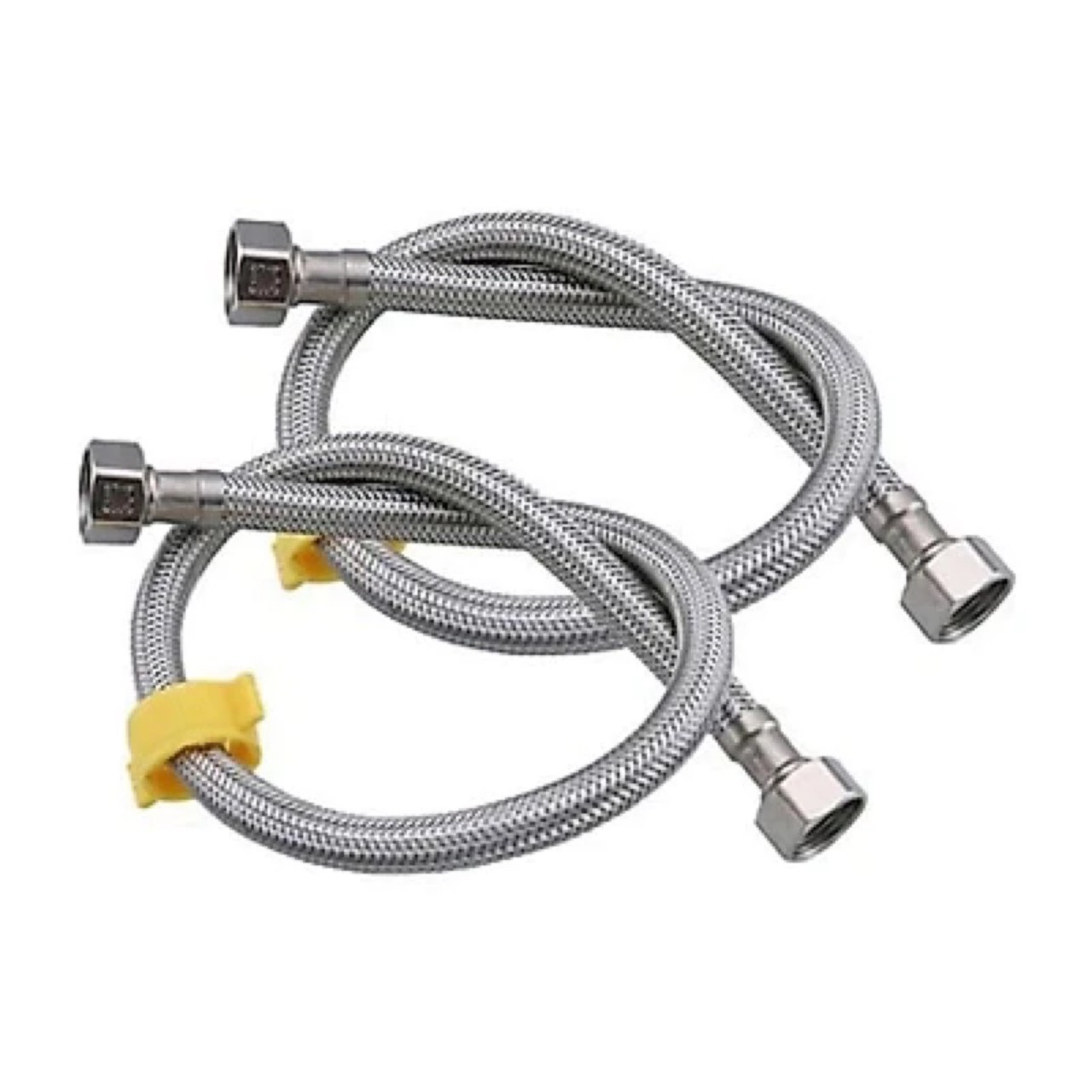 Dây cấp nước, dây nối nguồn nước cho máy nước nóng lạnh, vòi nước ở chậu rửa, kiểu gắn chậu, dây 40cm