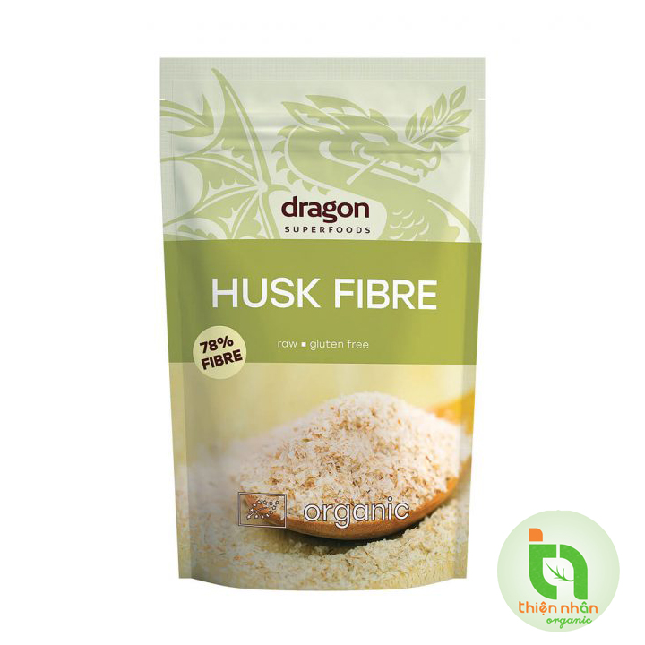 Vỏ hạt mã đề hữu cơ Dragon Superfoods 150gr - Husk Fibre