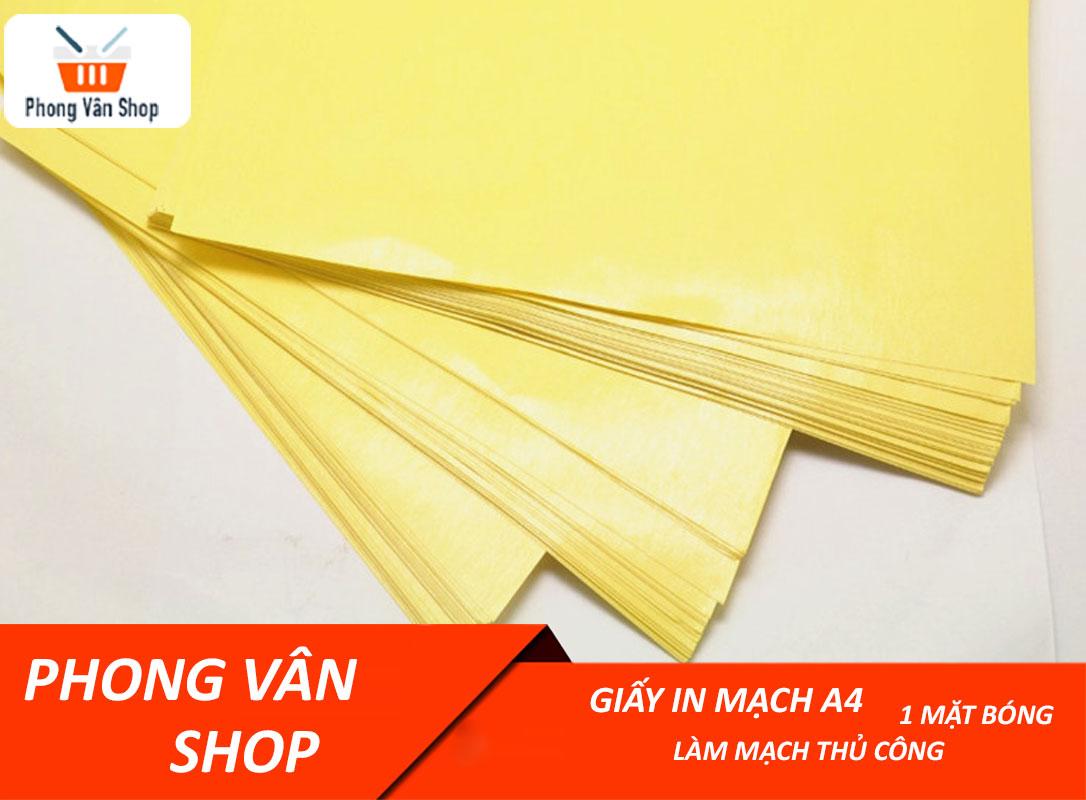 10 Giấy in bo mạch A4 - In bo mạch thủ công - Có 1 mặt bóng