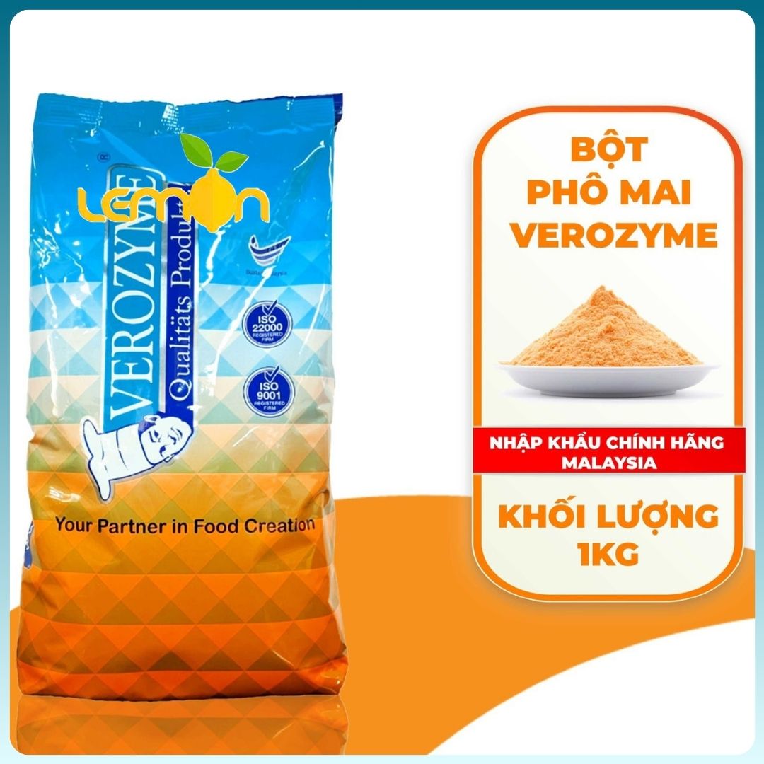 Verozyme Salty Cheese Powder, Made in Malaysia, Is Used to Shake with Fried Chicken, French Fries, Popcorn, to Make Nuggets, and as a Topping.