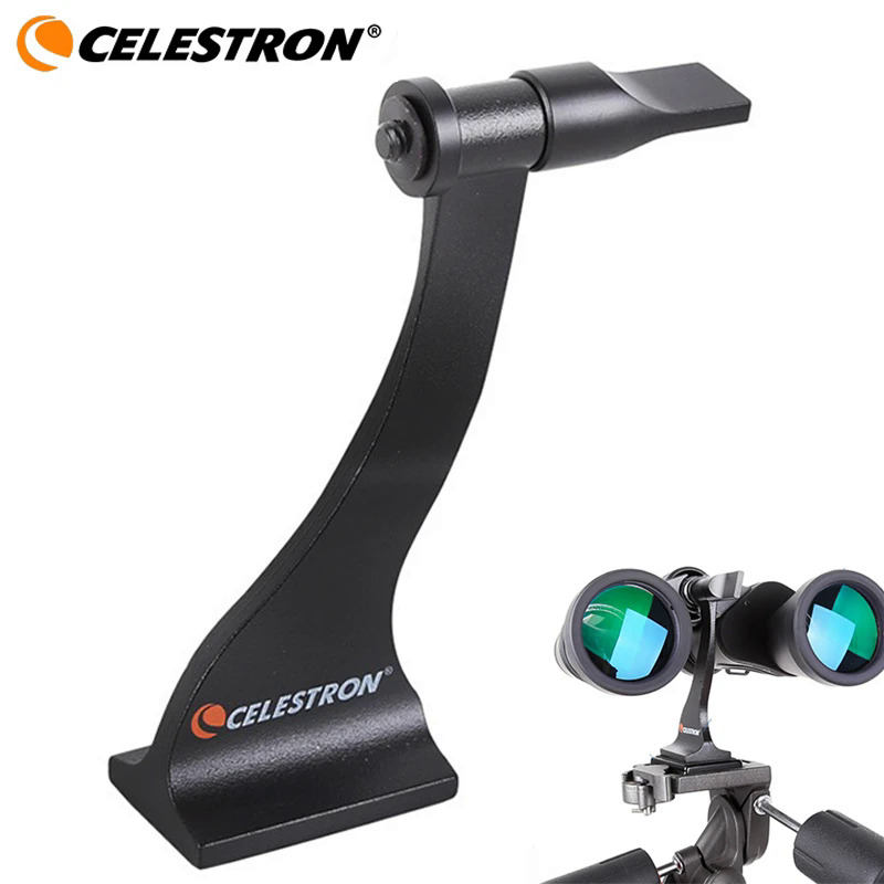 Celestron 93524 mái nhà và Porro Ống nhòm tripod adapter, màu đen