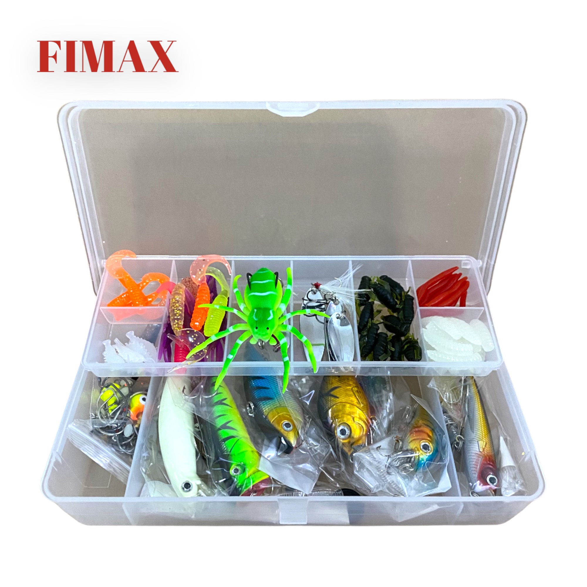 Combo 101 món mồi câu cá và phụ kiện đi câu- Hộp mồi câu cá lóc,chẽm,hồng,măng,mú,suối,Mồi câu lure hiệu quả.