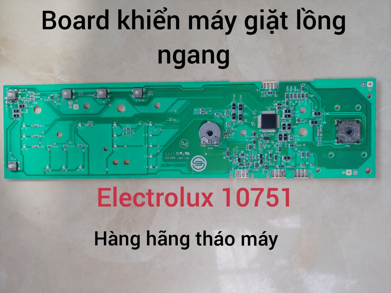 Board khiển máy giặt lồng ngang Electrolux 10751(DÙNG CHUNG NHỀU MODEL )