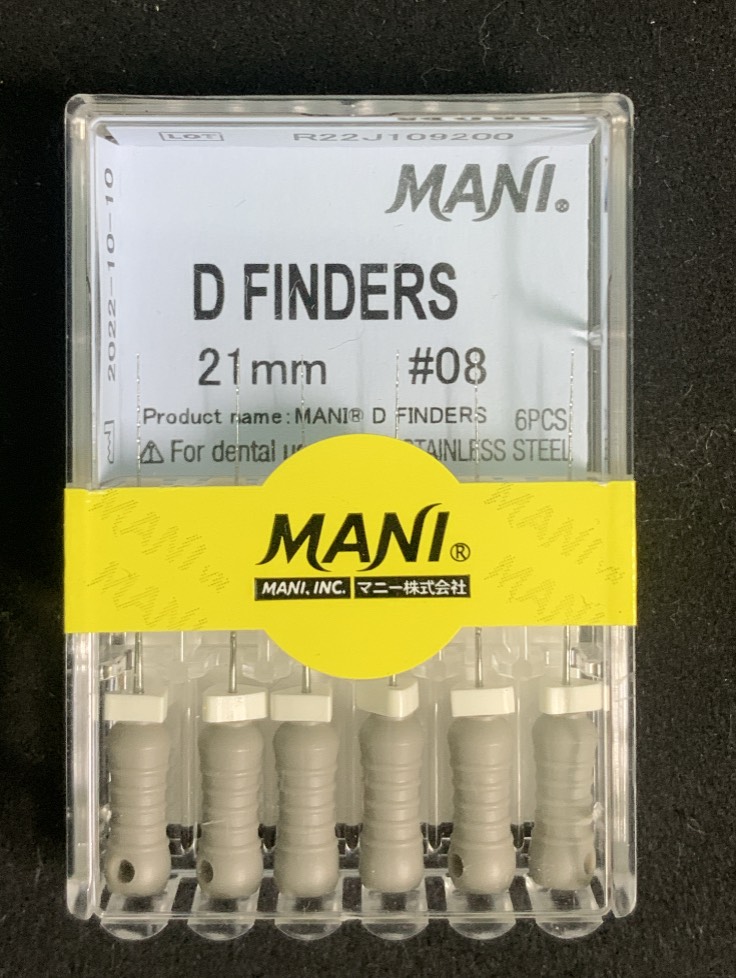 Trâm nội nha thăm dò ống tủy D Finders Mani Nhật - Vật tư nha khoa chính hãng