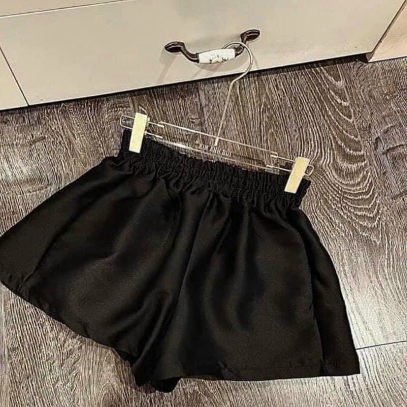 Quần short lưng thun tacta UQD440 cạp chun phồng 4 màu lưng thun co giãn có túi hình chụp thật