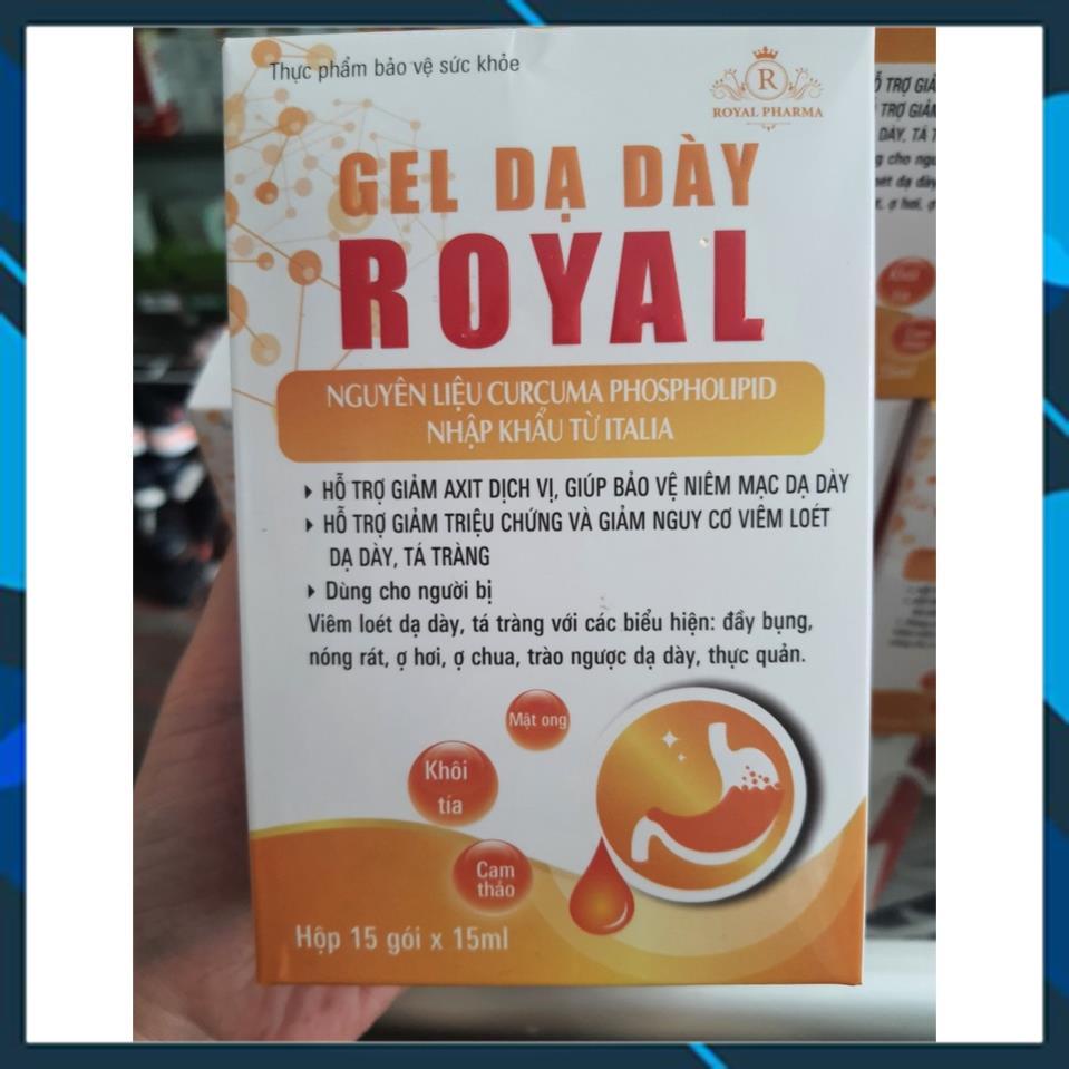 Gel dạ dày Royal - Hỗ trợ giảm viêm loét , trào ngược dạ dày, nóng rát, Ợ hơi, ợ chua