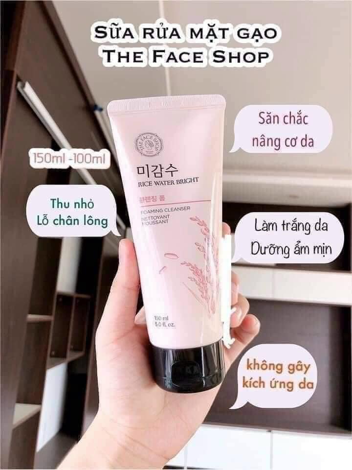 SỮA RỬA MẶT GẠO THE FACE SHOP