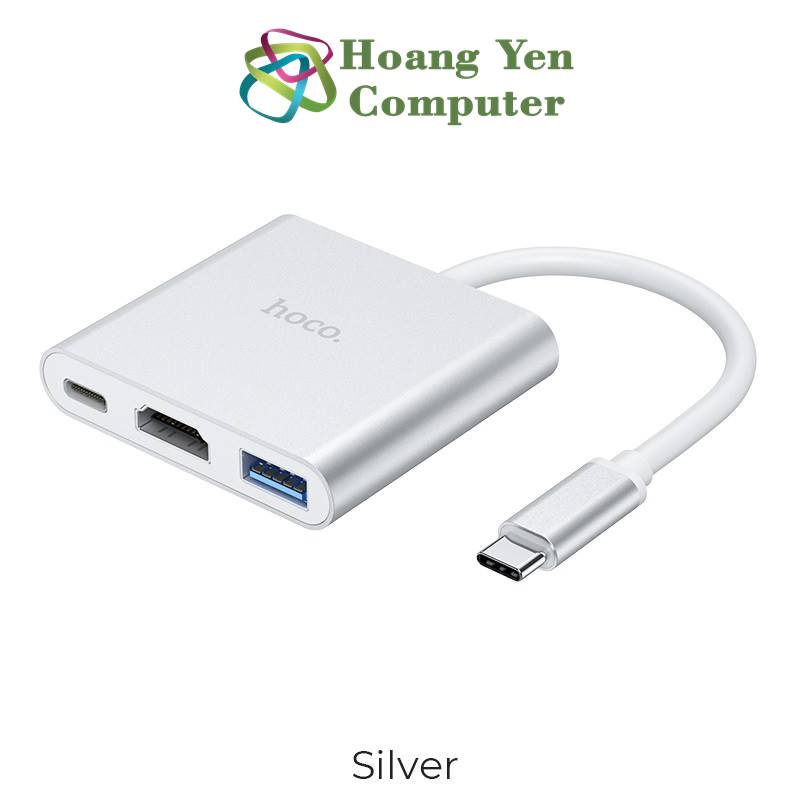 Cáp type c ra hdmi hoco hb14 - bh 12 tháng