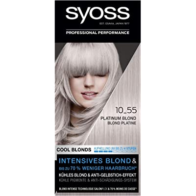 Syoss - tẩy tóc syoss - thuốc nhuộm tóc syoss màu 10-55 - thuốc nhuộm tóc bạch kim - hàng chuẩn nội địa đức