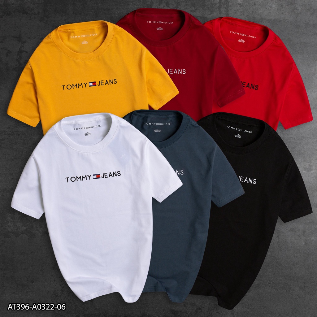 Áo thun nam 100% cotton at396 - tommy jeans vnxk