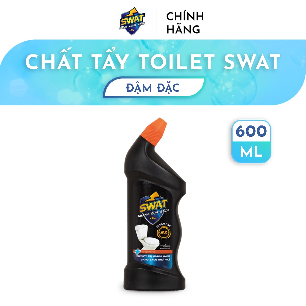 Chất Tẩy Toilet Swat Đậm Đặc 600ml - Tiện lợi