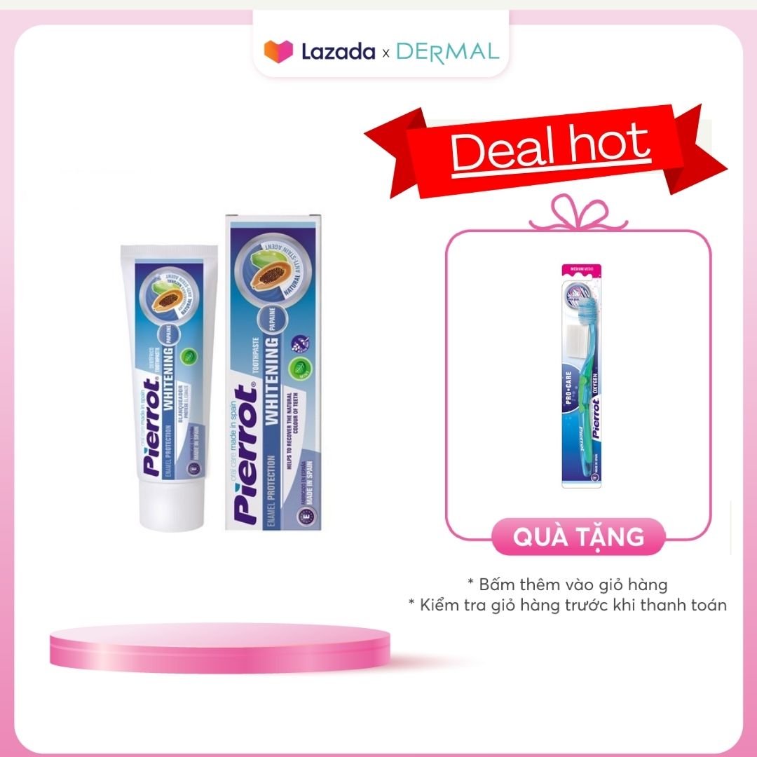 Kem đánh răng Pierrot làm trắng răng 75ML