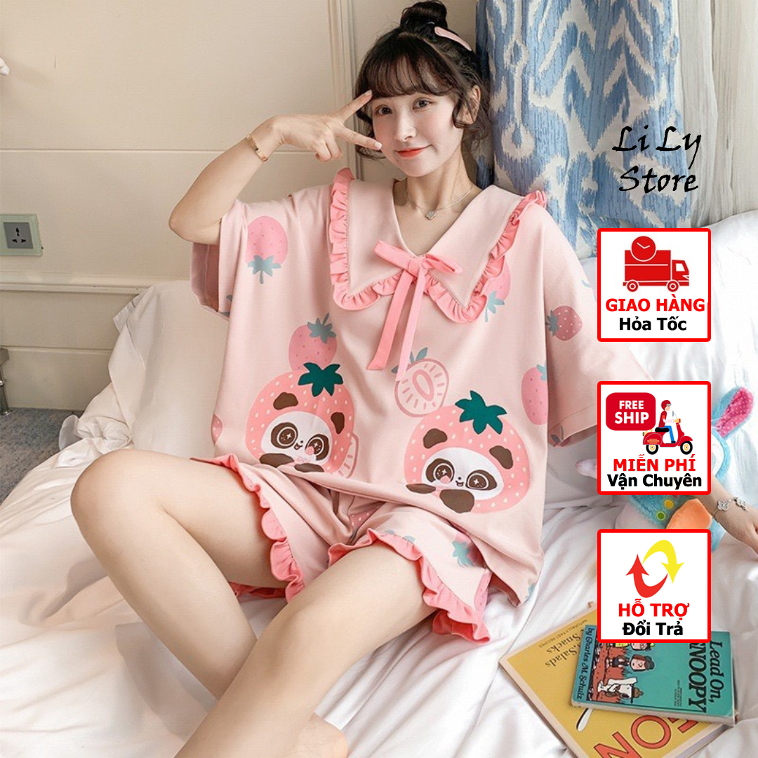 Đồ bộ nữ mặc nhà -bộ mặc nhà - đồ ngủ_ thời trang mới nhất - chất liệu Cotton thái cao cấp